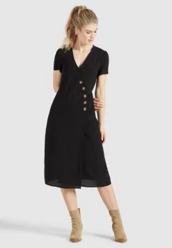 Khujo PORGY - Freizeitkleid - Schwarz