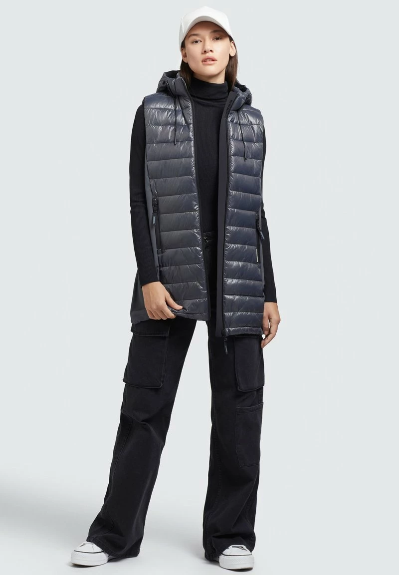 Khujo BECCA SHINY - Weste - Grau 4 Khujo BECCA SHINY - Weste - Grau – Bild 2