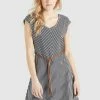 Khujo LEIFA - Freizeitkleid - Dunkelblau-weiß Gestreift -Khujo Verkäufe 18b16a460b49444f862d07071924432e
