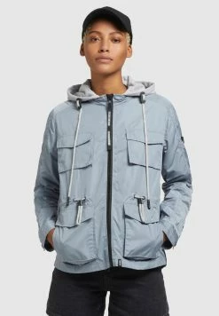 Khujo FLAMES - Leichte Jacke - Blaugrau Hell