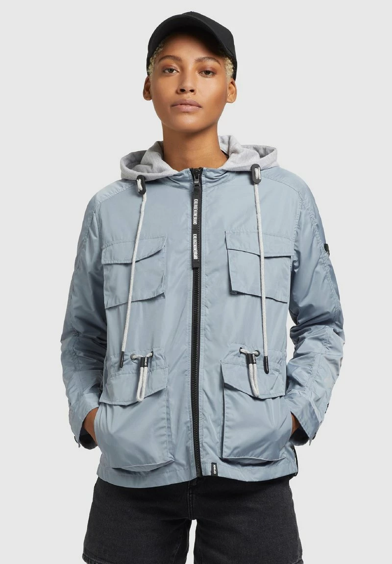 Khujo FLAMES - Leichte Jacke - Blaugrau Hell 3 Khujo FLAMES - Leichte Jacke - Blaugrau Hell