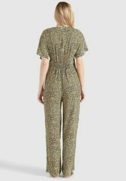 Khujo BORGIA - Jumpsuit - Schwarz-gelb Geblümt -Khujo Verkäufe 39bbe9fead3947409800ae753c861068