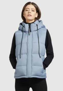 Khujo EDEN MATT - Weste - Hellblau