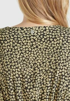 Khujo BORGIA - Jumpsuit - Schwarz-gelb Geblümt -Khujo Verkäufe 419c911290c4426e916bb1cf7469470c