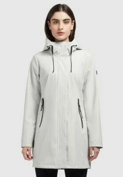 Khujo IZAF - Regenjacke / Wasserabweisende Jacke - Hellgrau