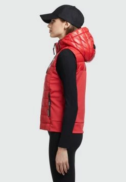 Khujo FABIA SHINY - Weste - Rot -Khujo Verkäufe 4bfe76287f9c45a28c524d8d2c3ff65d