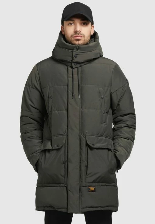 Khujo VIVAS - Wintermantel - Dunkeloliv -Khujo Verkäufe 53bd93503b8646499549fd17af6896d7