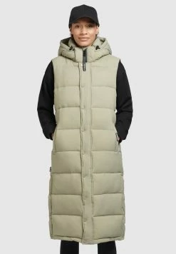 Khujo MAGNETA MATT - Weste - Mintgrün