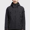 Khujo ADAM - Regenjacke / Wasserabweisende Jacke - Schwarz -Khujo Verkäufe 611b2b394b464e66824a65c61d92b41c