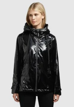 Khujo SOMIA - Regenjacke / Wasserabweisende Jacke - Schwarz