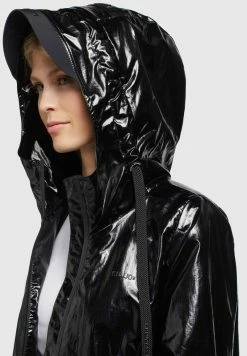 Khujo SOMIA - Regenjacke / Wasserabweisende Jacke - Schwarz -Khujo Verkäufe 6f5635cf51ef47c8a5cade797974383d