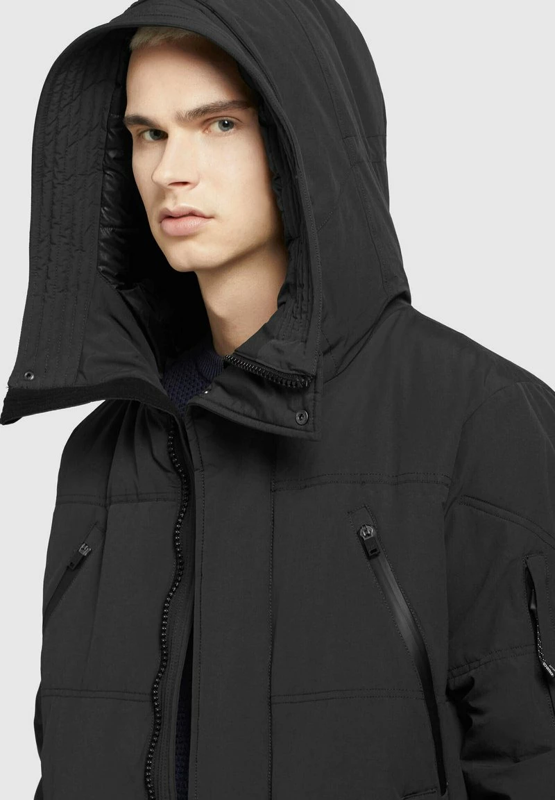 Khujo CLOYD - Wintermantel - Schwarz 6 Khujo CLOYD - Wintermantel - Schwarz – Bild 4