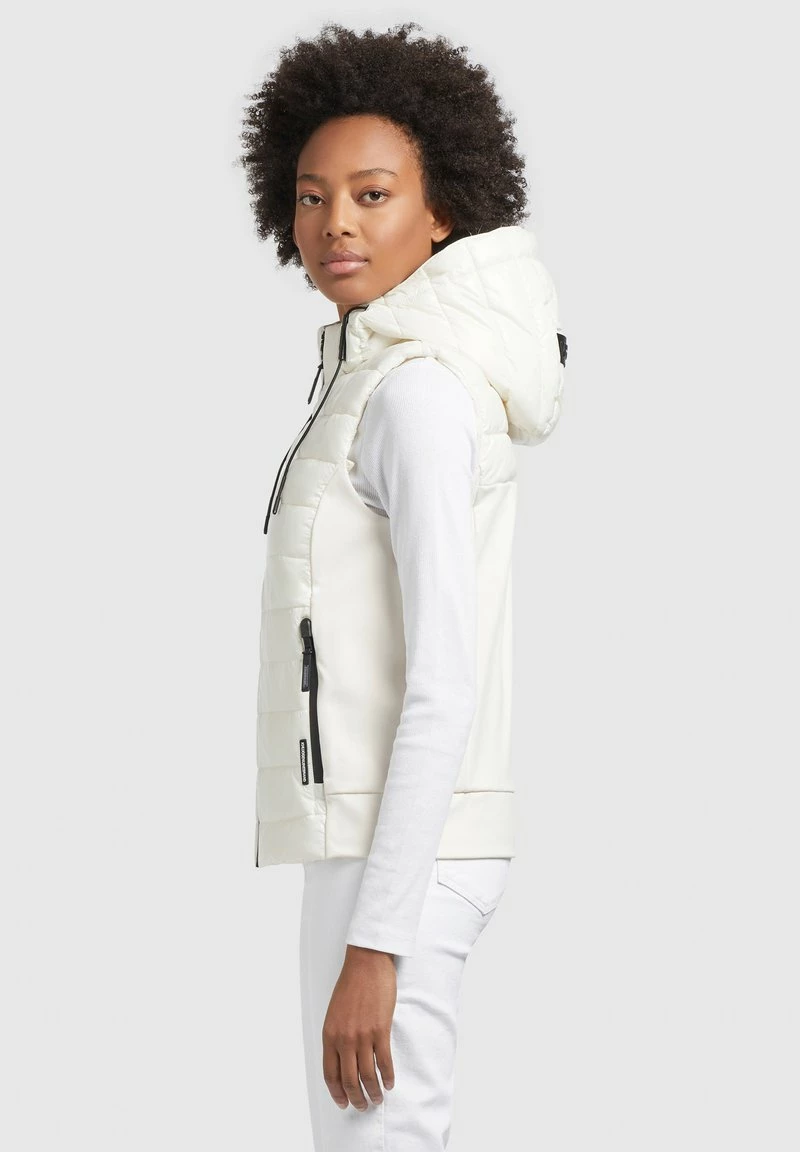 Khujo FABIA SHINY - Weste - Weiß 6 Khujo FABIA SHINY - Weste - Weiß – Bild 4