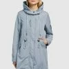 Khujo DAYES - Parka - Blaugrau Hell -Khujo Verkäufe 99bdf20e818f4cd7b6cfdb95df75bedd