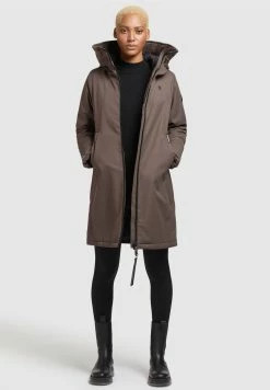 Khujo LISAD - Wintermantel - Taupe -Khujo Verkäufe 9dbb1848a7d245239a8deaf2400664dd