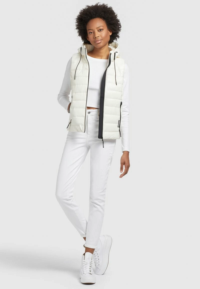 Khujo FABIA SHINY - Weste - Weiß 4 Khujo FABIA SHINY - Weste - Weiß – Bild 2