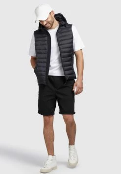 Khujo WEMO MATT - Weste - Schwarz -Khujo Verkäufe ba5d2469a2ea4869bc131e1f26cf84bf