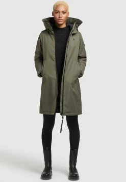Khujo LISAD - Wintermantel - Khaki Grün -Khujo Verkäufe bc7da49c4e814ba0b00ea799fcb41981