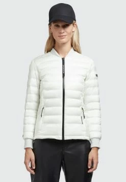 Khujo MAUDE SHINY - Bomberjacke - Cremeweiß