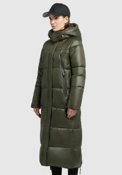 Khujo MELONA SHINY - Wintermantel - Dunkelgrün -Khujo Verkäufe ced31677049743988ef9e10c0583c5b6