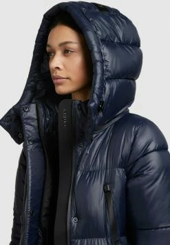 Khujo MELONA SHINY - Wintermantel - Dunkelblau -Khujo Verkäufe cef630df63c94cd6b65eca8edb8f1011