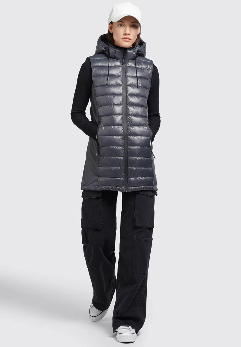 Khujo BECCA SHINY - Weste - Grau 6 Khujo BECCA SHINY - Weste - Grau – Bild 4