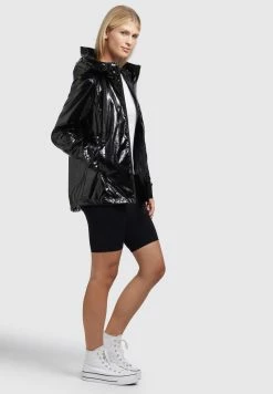 Khujo SOMIA - Regenjacke / Wasserabweisende Jacke - Schwarz -Khujo Verkäufe d899752d7e954ab29c56ea42dbbbc959