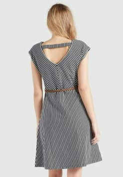 Khujo LEIFA - Freizeitkleid - Dunkelblau-weiß Gestreift 10 Khujo LEIFA - Freizeitkleid - Dunkelblau-weiß Gestreift -Khujo Verkäufe ee6166a468f24730a625576628f60b13